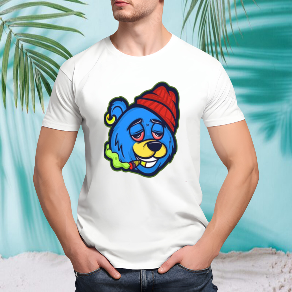 Cannabis Stoned Bear Character shirt