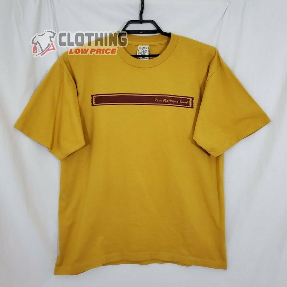Dave Matthews Band Citi Presale Shirt, Vintage Dmb Single Stitch Tshirt, Dave Matthews Band Mustard Red Tiger Merch