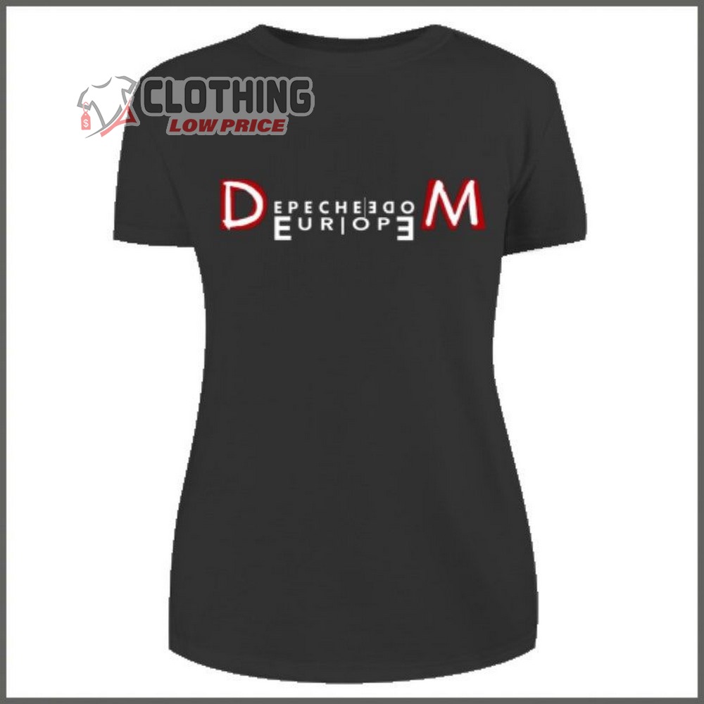 Depeche Mode Band T-Shirt Woman, Depeche Mode Europe Shirt For Fan