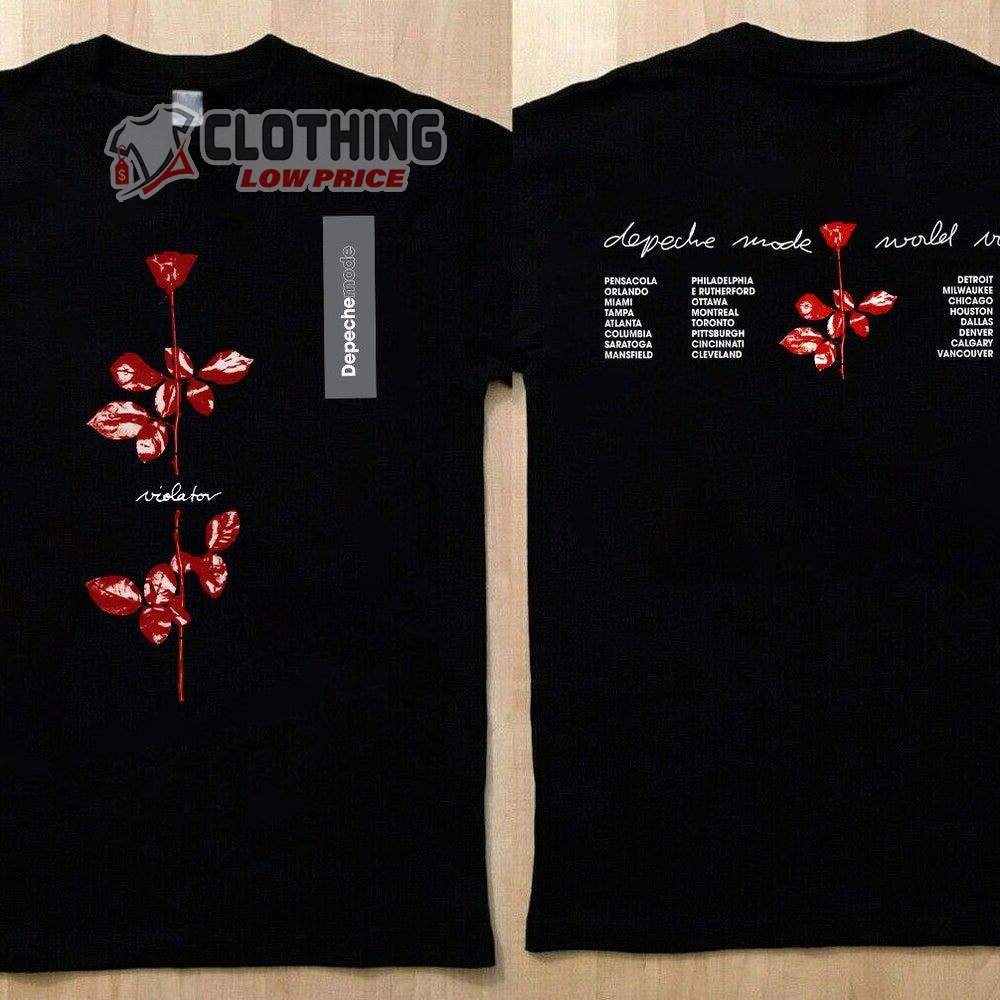 Depeche Mode Rock Merch, Depeche Mode List Songs Shirt, Depeche Mode World Tour T-Shirt 2 Depeche Mode Rock Merch, Depeche Mode List Songs Shirt, Depeche Mode World Tour T-Shirt