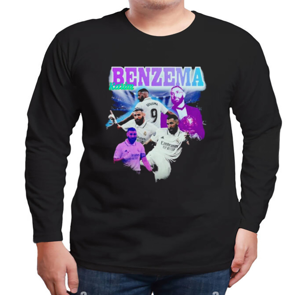 Karim Benzema Bootleg vintage football shirt 3 Longsleeve tshirt