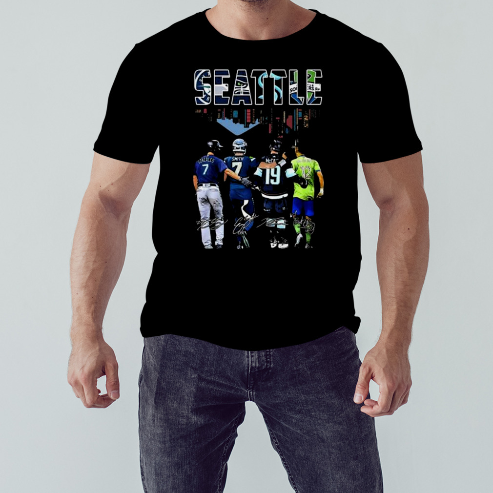 Seattle Sports Gonzales Smith McCanny Signatures shirt 1 Unisex tshirt