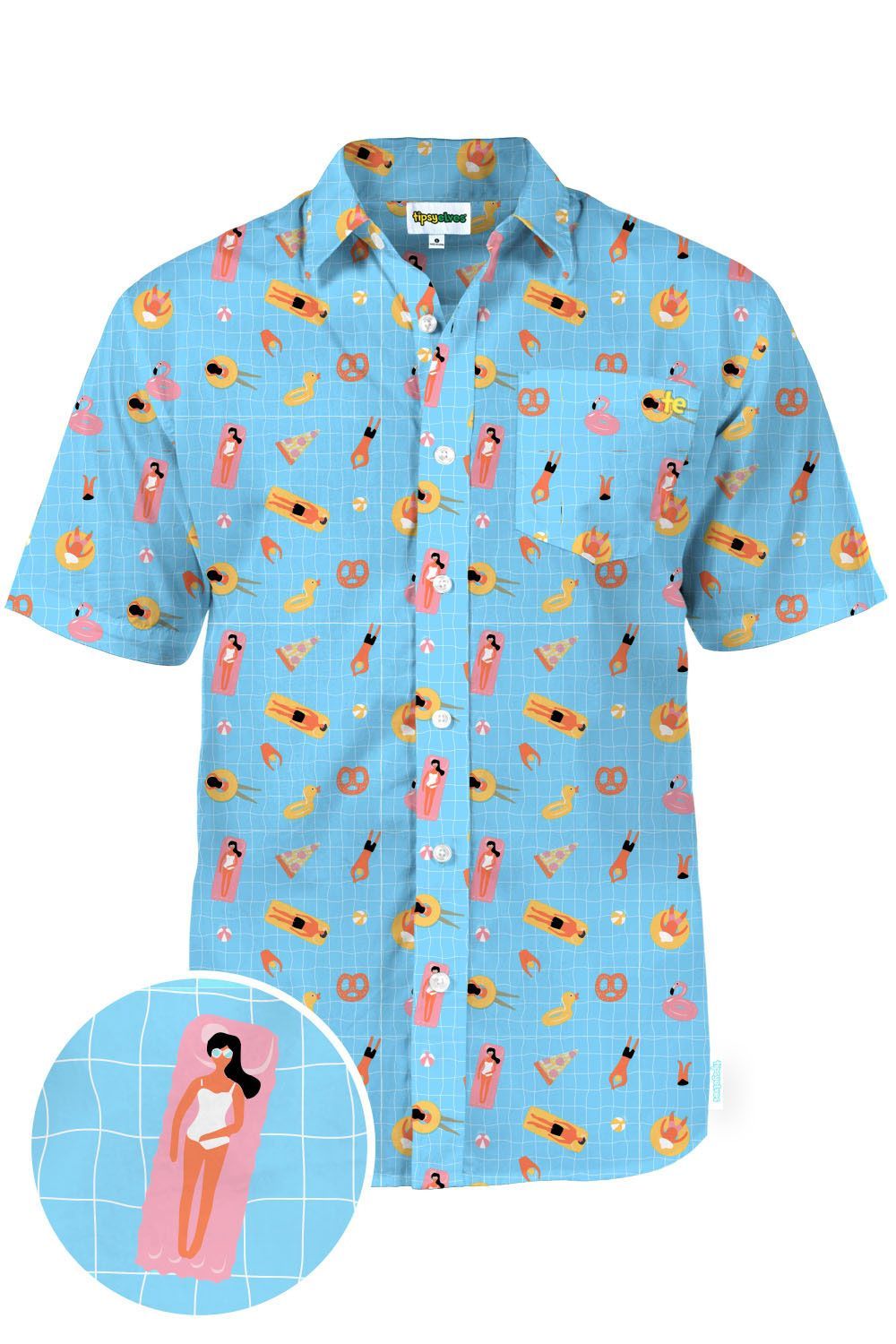 Pool Party Blue Nice Design Hawaiian Shirt