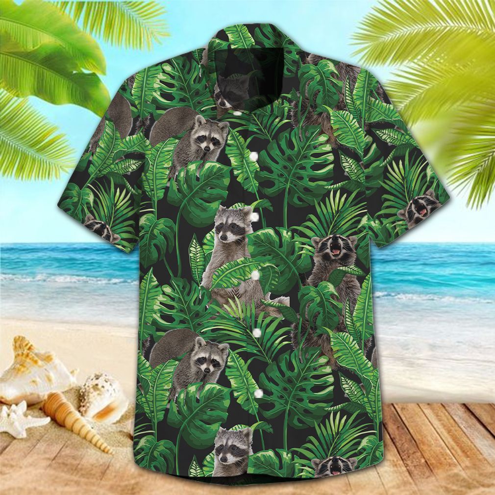 Raccoon Green Nice Design Hawaiian Shirt 1 Raccoon Green Nice Design Hawaiian Shirt
