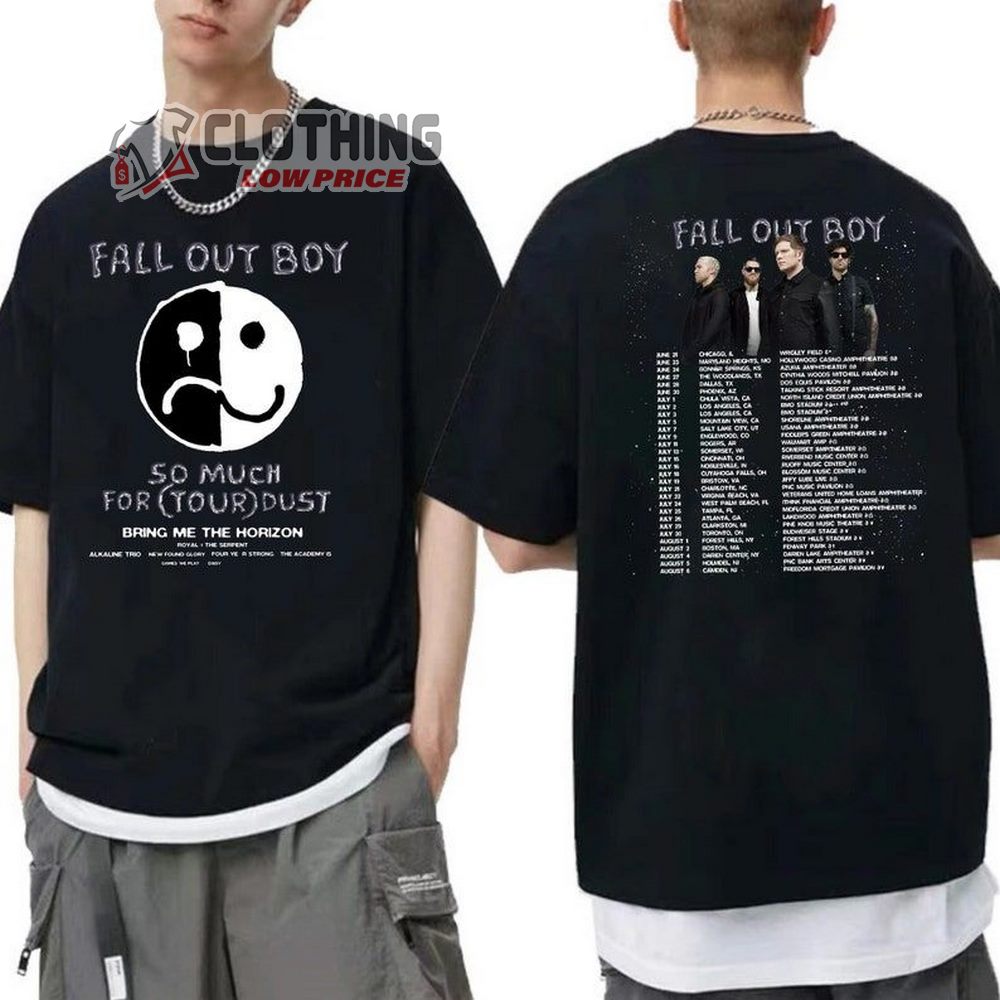 Fall Out Boy 2023 Tour Dates T-Shirt, Fall Out Boy Rock Band Shirt, Fall Out Boy So Much For Tour Dust Shirt, Fall Out Boy 2023 Shirt 2 Fall Out Boy 2023 Tour Dates T-Shirt, Fall Out Boy Rock Band Shirt, Fall Out Boy So Much For Tour Dust Shirt, Fall Out Boy 2023 Shirt