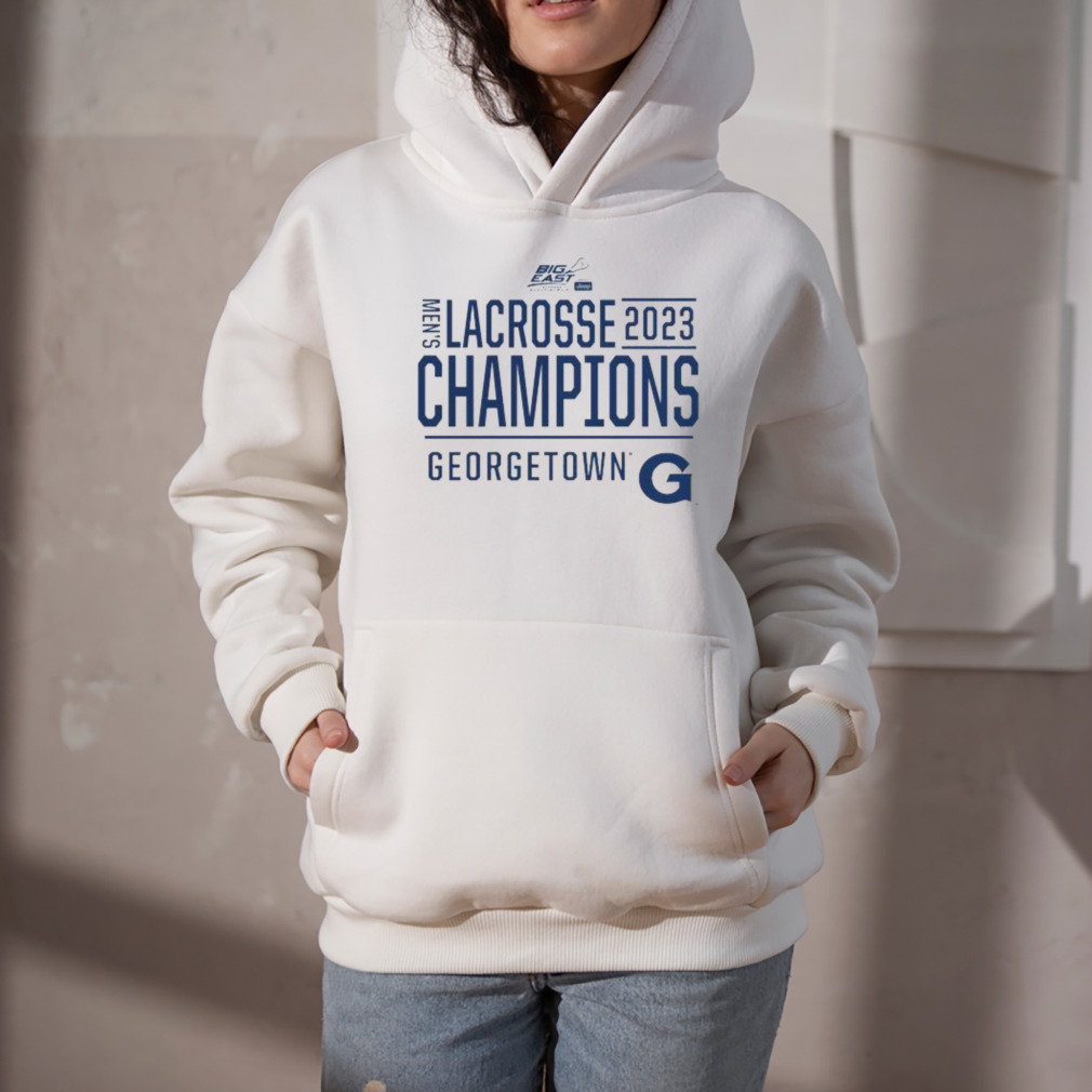 Georgetown Hoyas 2023 Big East Men’s Lacrosse Champions T-Shirt 5 Hoodie