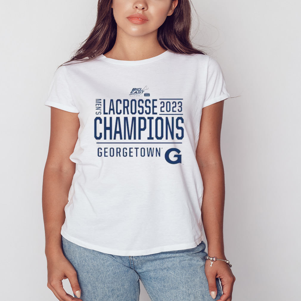 Georgetown Hoyas 2023 Big East Men’s Lacrosse Champions T-Shirt 2 Women's shirt