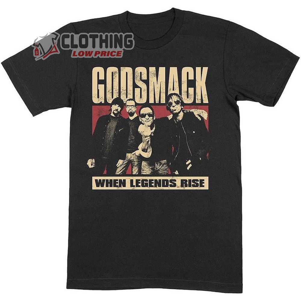Godsmack Las Vegas T- Shirt, Godsmack Rocky Mountain Way Shirt, Godsmack Shirt Fan Gifts, Godsmack Vintage Shirt