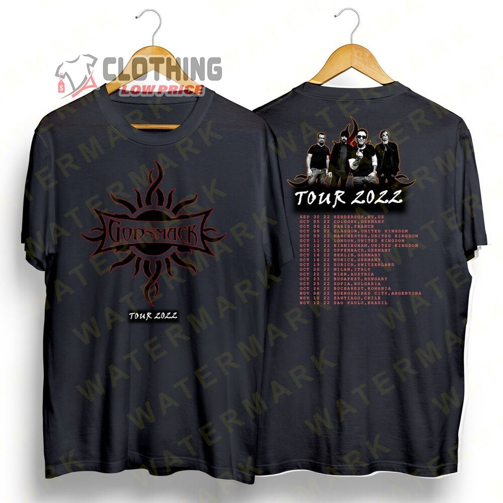 Godsmack Tour 2022 Album Concert Adult T- Shirt, Godsmack Shirt Fan Gifts, Godsmack Vintage Shirt, Godsmack 2023 Tour Dates Shirt