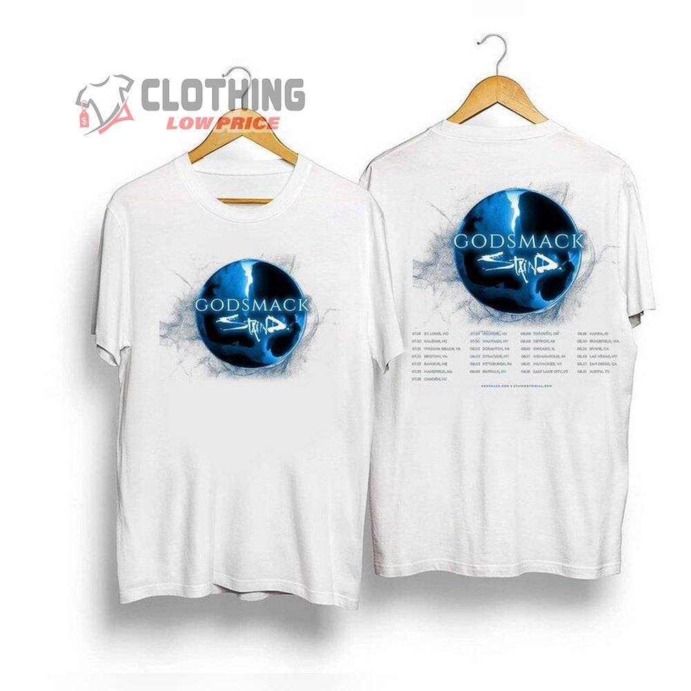 Godsmack With Staind Tour 2023 Merch, Godsmack Band Shirt, Godsmack Rock Band Tour Shirt 1 Godsmack With Staind Tour 2023 Merch, Godsmack Band Shirt, Godsmack Rock Band Tour Shirt