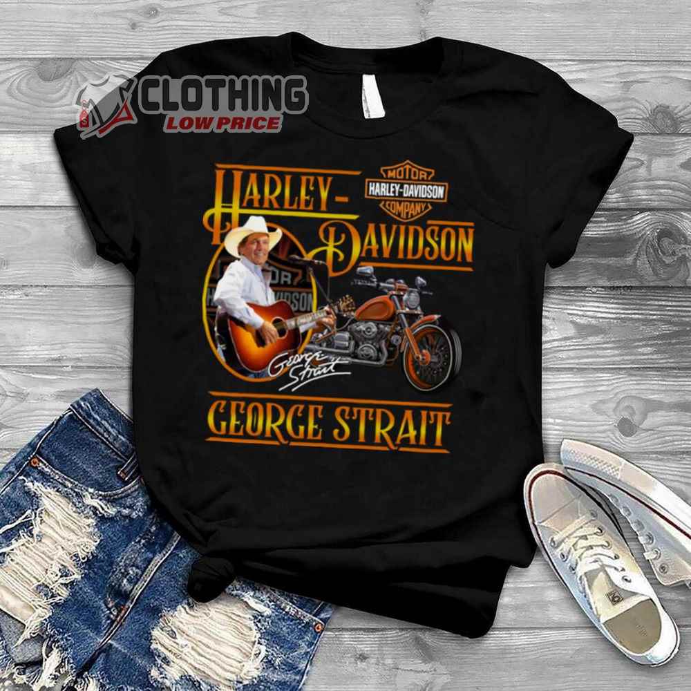 Harley Davidson George Strait Hoodie, George Strait Greatest Hits Playlist Shirt, George Strait Concerts 2023 Shirt 2 Harley Davidson George Strait Hoodie, George Strait Greatest Hits Playlist Shirt, George Strait Concerts 2023 Shirt