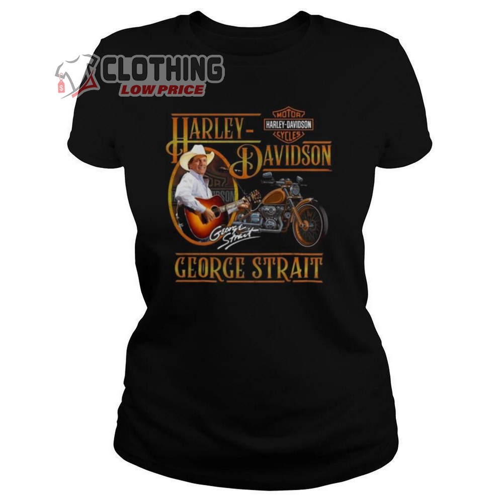 Harley Davidson George Strait Hoodie, George Strait Greatest Hits Playlist Shirt, George Strait Concerts 2023 Shirt