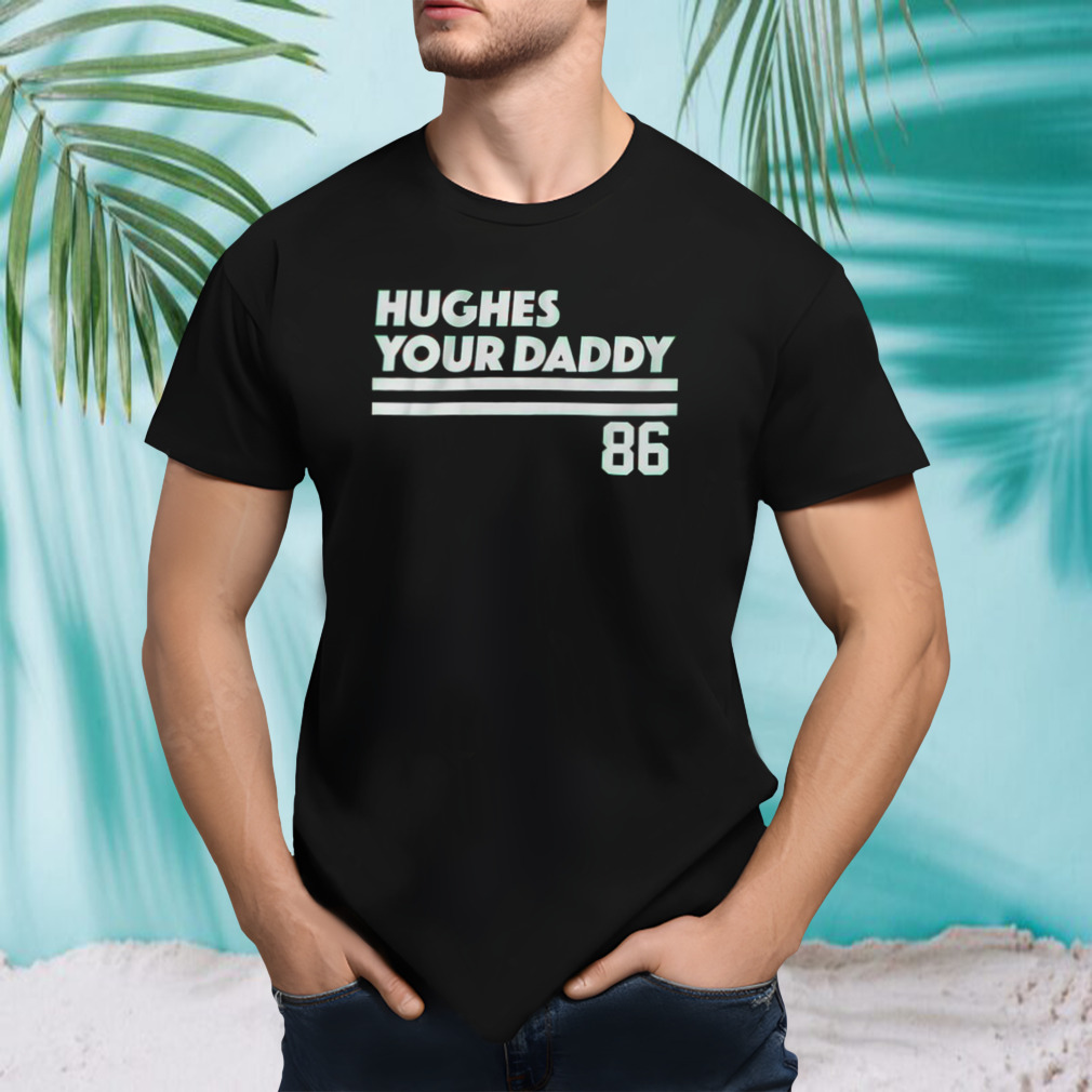 Jack Hughes Your Daddy New Jersey 86 shirt