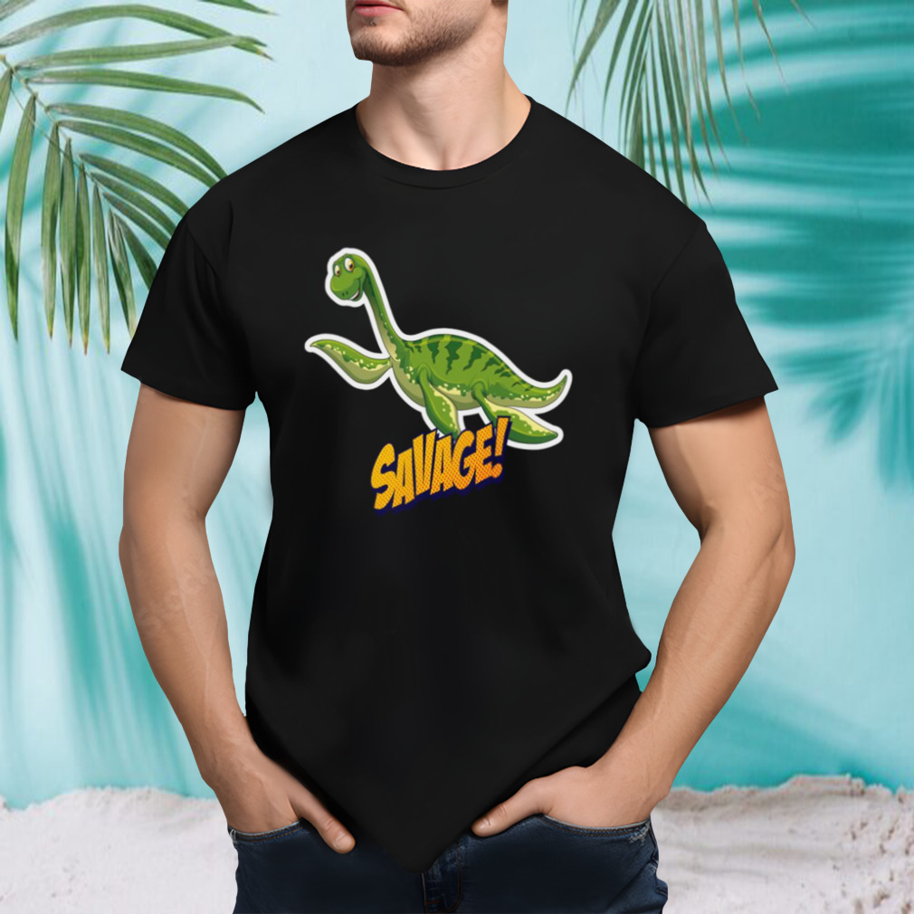 Plesiosaurus Plesiosauria Dinosaur Cute Cartoon shirt
