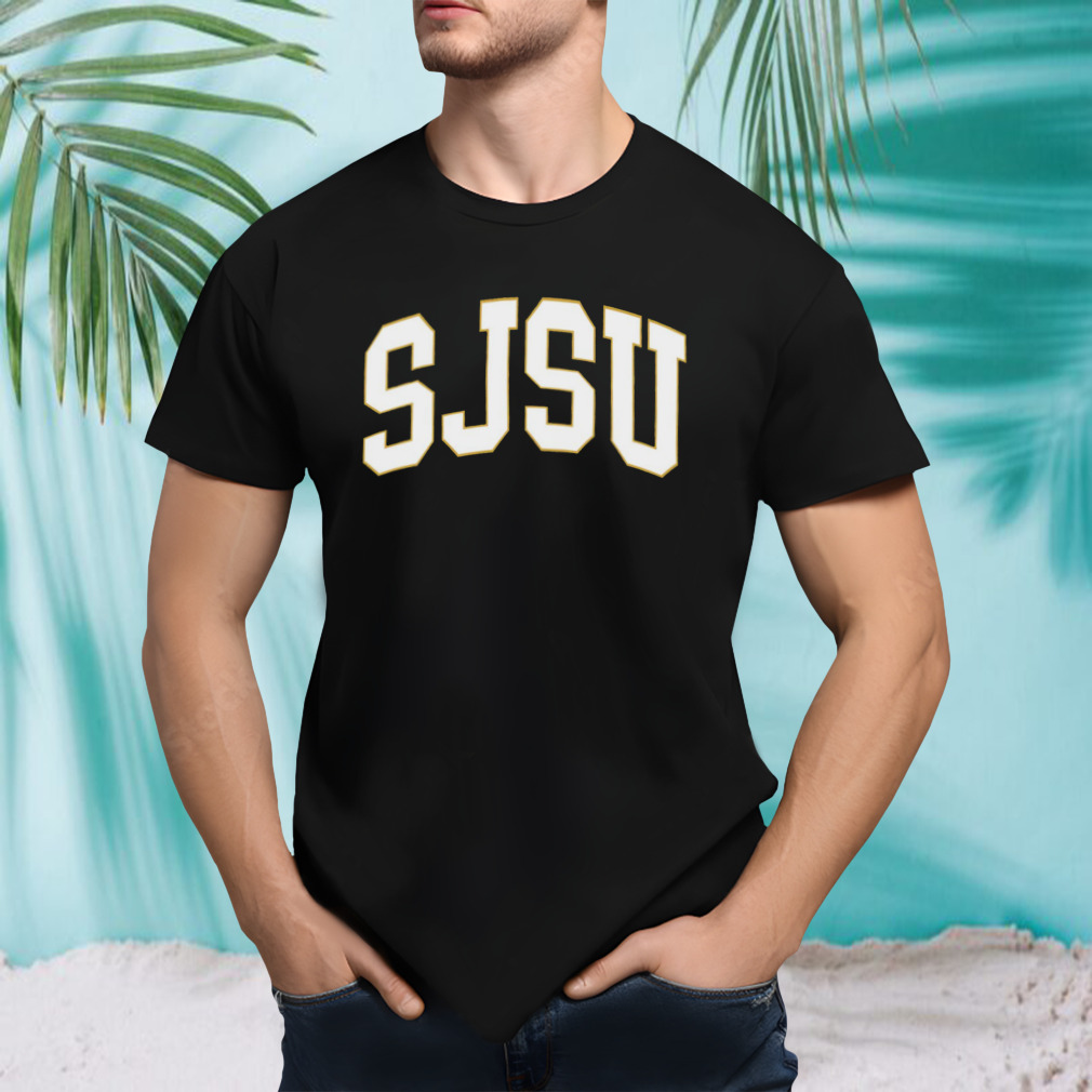 Sjsu College Font Curved San Jose State shirt