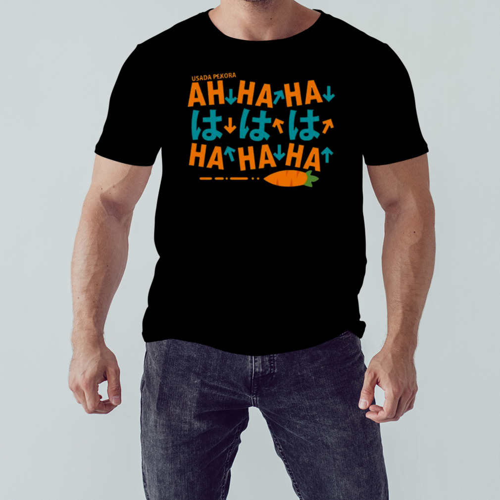 1 Hololive Funny Laughing Usada Pekora shirt