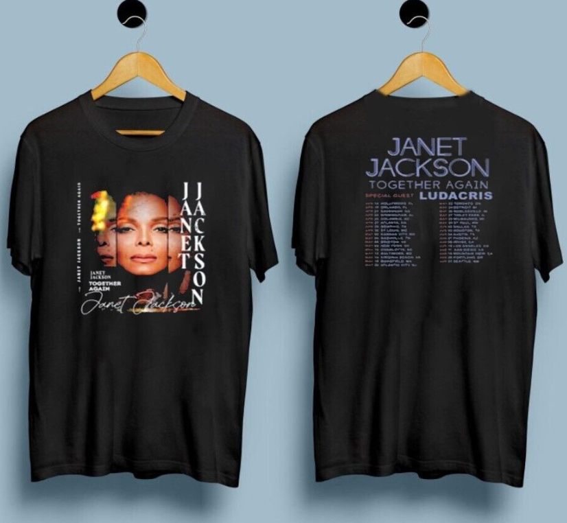 2023 Tour Janet Jackson Together Again Tour T-Shirt