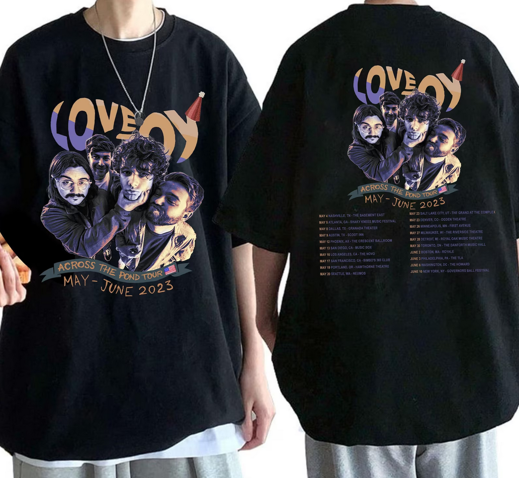 Across The Pond Tour 2023 Lovejoy Concert 2023 Shirt