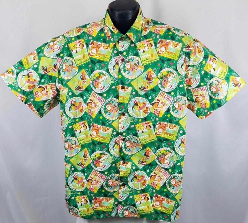 Aloha Christmas Green Awesome Design Hawaiian Shirt