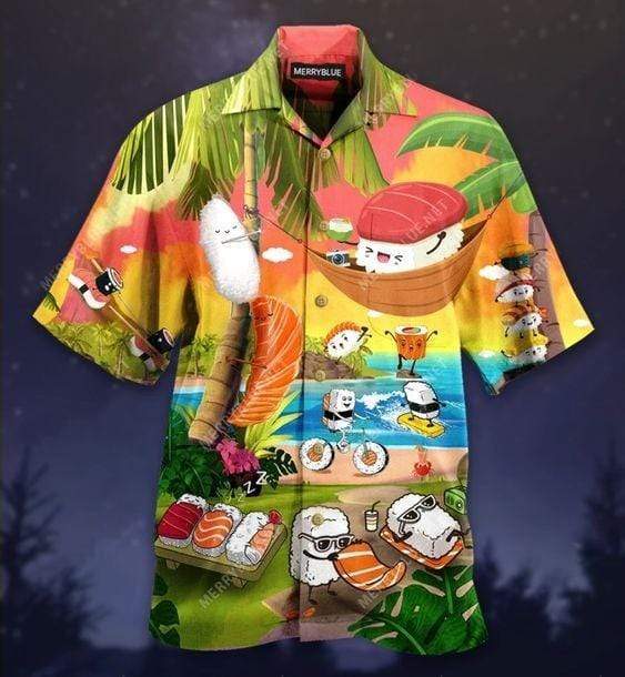 Aloha Sushi Cute Hawaiian Shirt 1 Aloha Sushi Cute Hawaiian Shirt