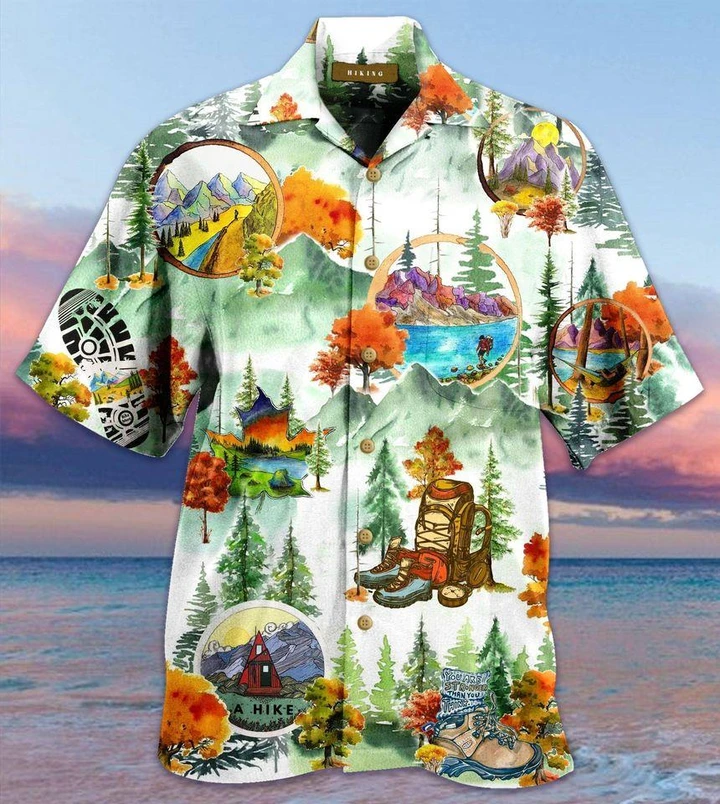 Amazing Hiking Hawaiian Shirt 1 Amazing Hiking Hawaiian Shirt