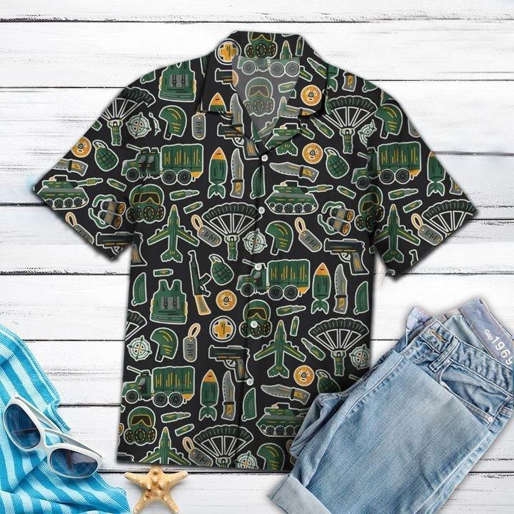 Amazing Military Hawaiian Shirt 1 Amazing Military Hawaiian Shirt
