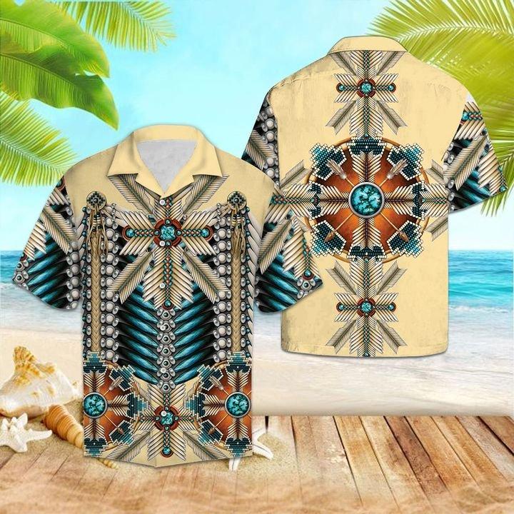 Amazing Native Warrior Hawaiian Shirt