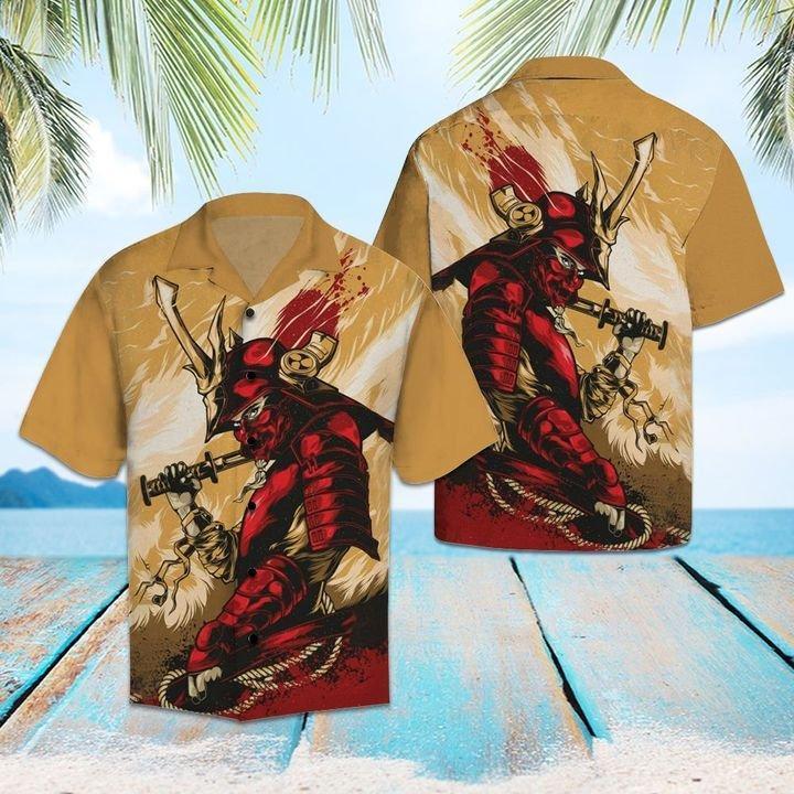Amazing Samurai Hawaiian Shirt