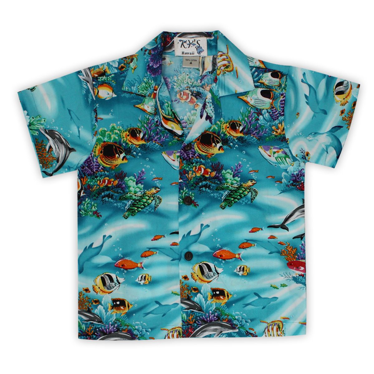 Atlantis Blue Amazing Design Hawaiian Shirt