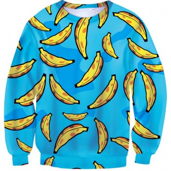 BANANA MASH UP 3D STREET WEAR SWEATER