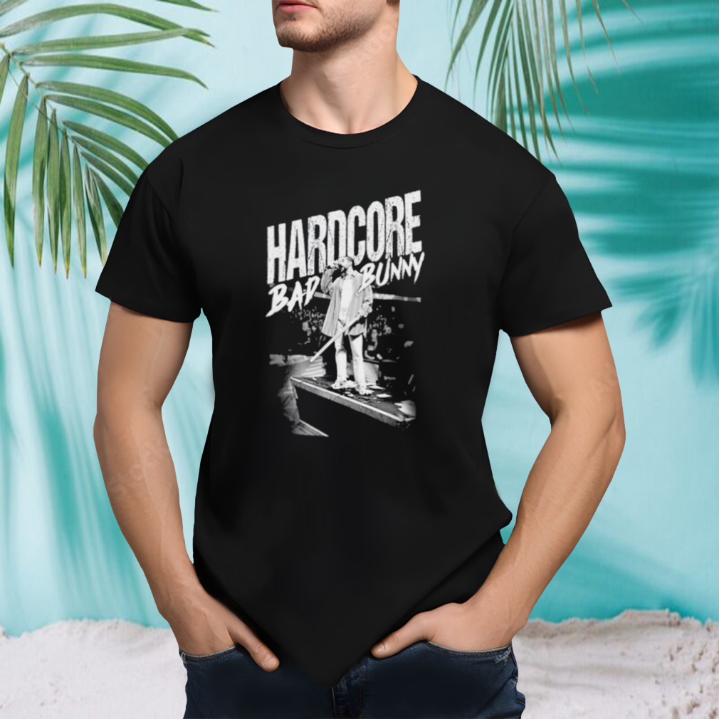 Bad Bunny hardcore Announcer’s Table shirt