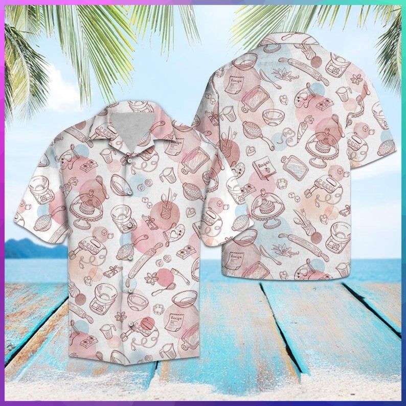Baking Life Multicolor Unique Design Hawaiian Shirt