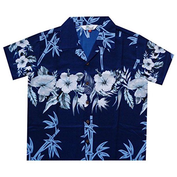 Bamboo Blue Nice Design Hawaiian Shirt