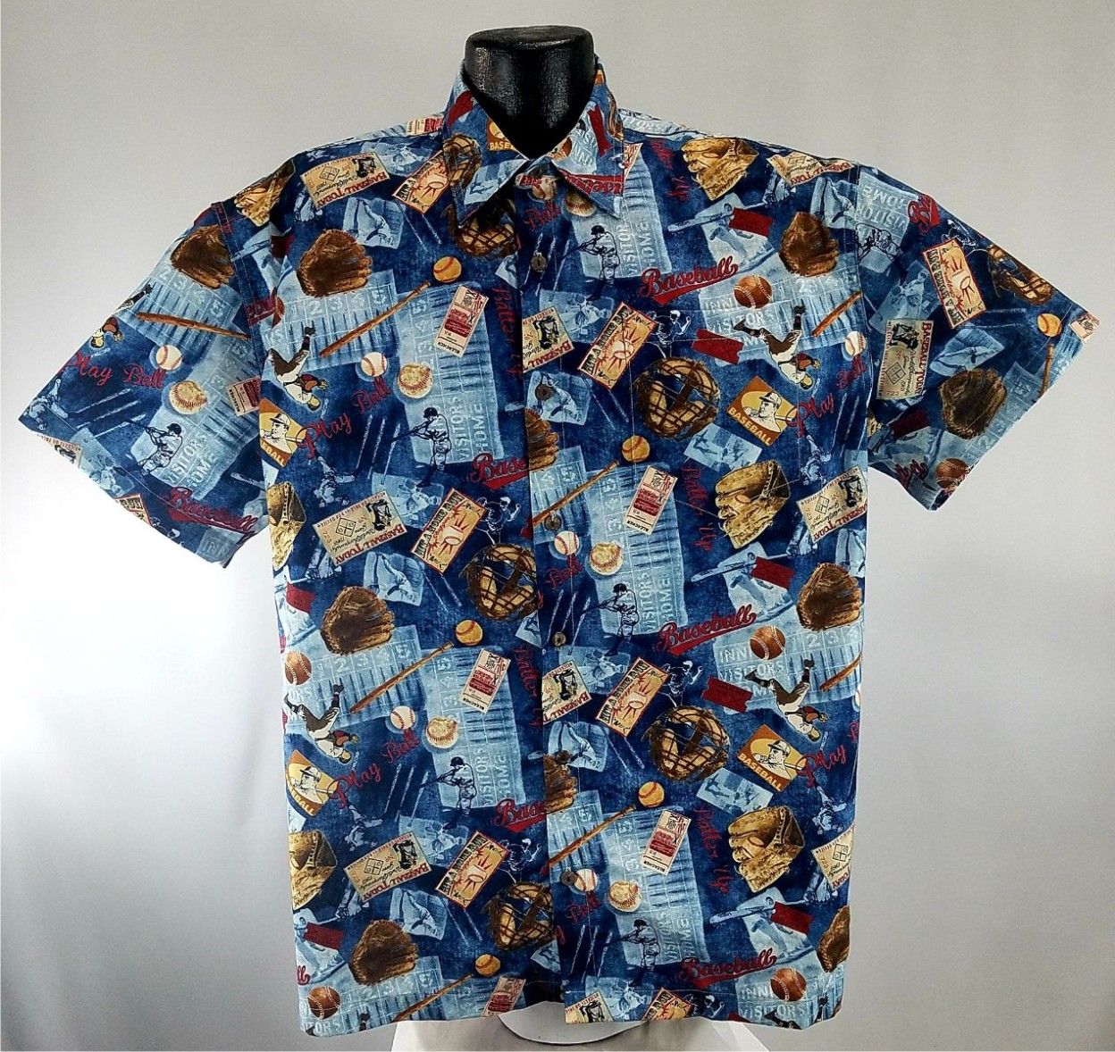 Baseball Blue Amazing Design Hawaiian Shirt