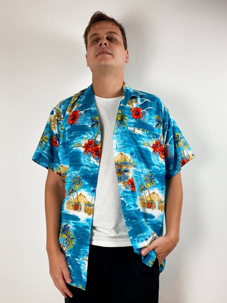 Beach Multicolor Unique Design Hawaiian Shirt