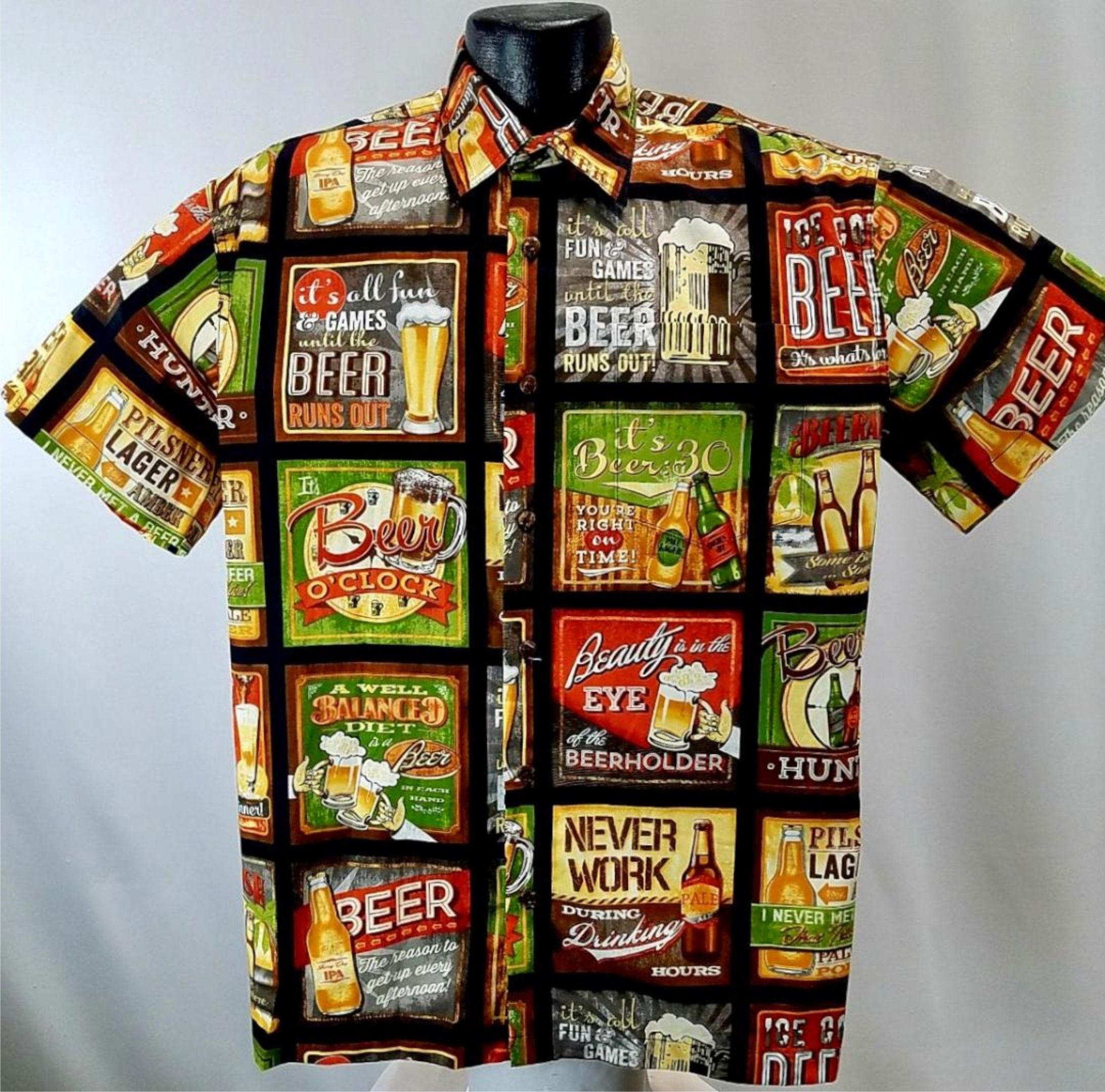 Beer Colorful Awesome Design Hawaiian Shirt