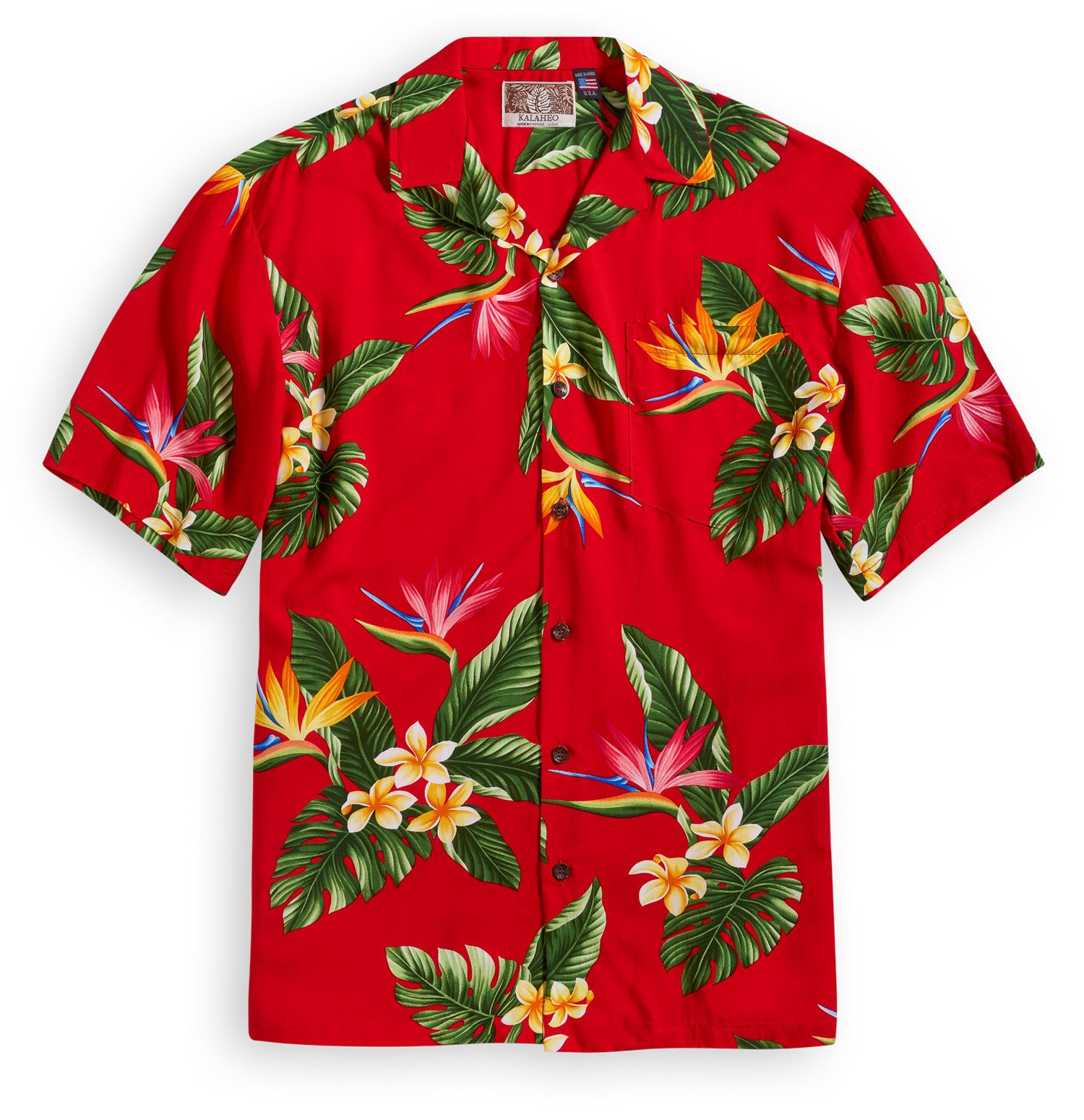 Birds Red Amazing Design Hawaiian Shirt