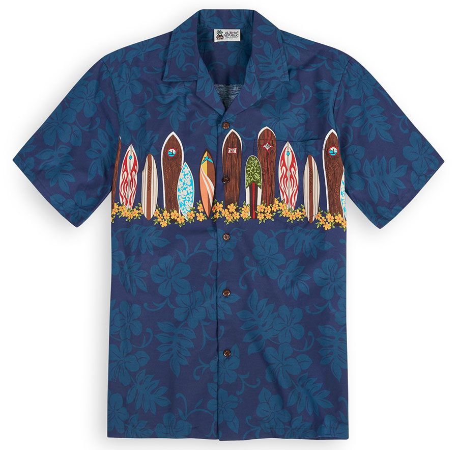 Blue Nice Design Hawaiian Shirt