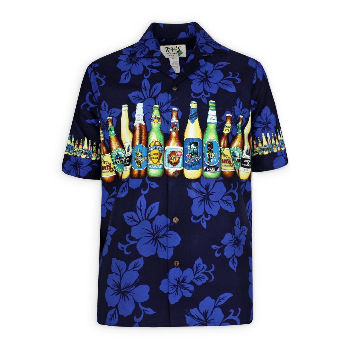 Bottoms Up Black Nice Design Hawaiian Shirt