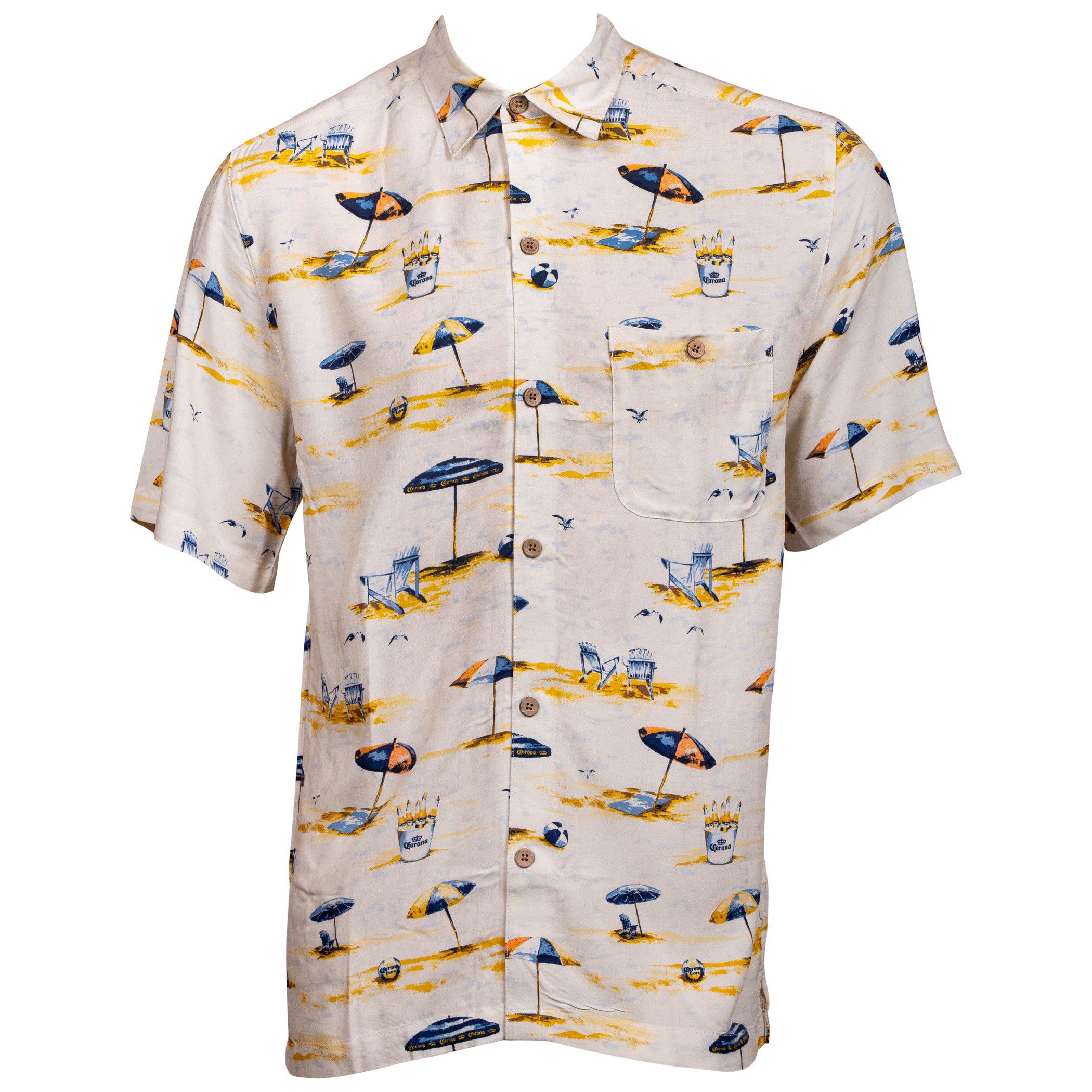 Bucket Tan High Quality Hawaiian Shirt