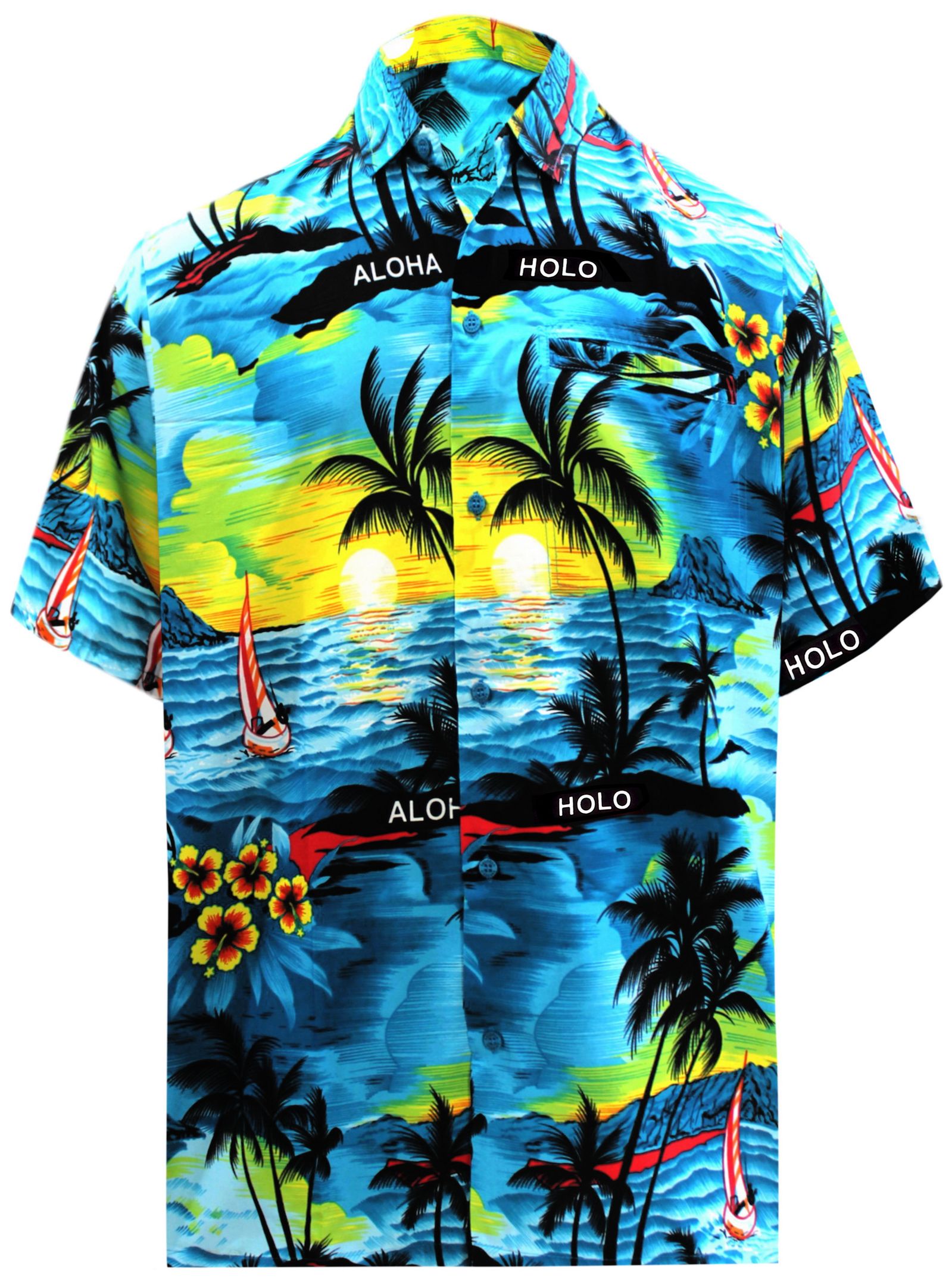 Camp Party Blue Nice Design Hawaiian Shirt