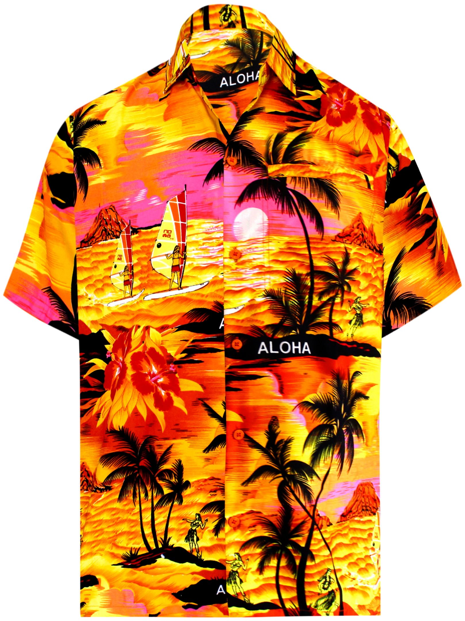 Camp Party Yellow Awesome Design Hawaiian Shirt