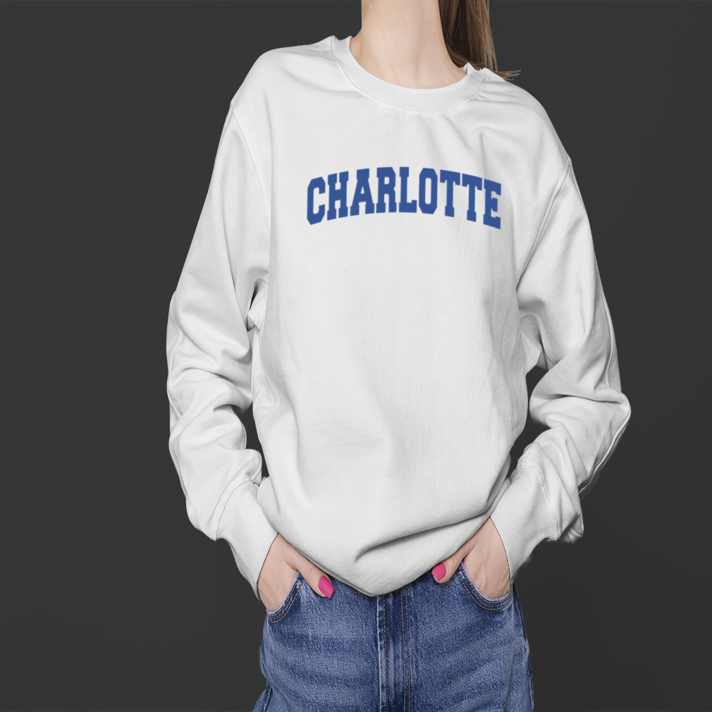Charlotte Arch Blue Logo shirt 4 Sweater