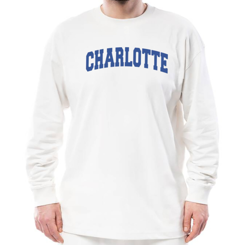 Charlotte Arch Blue Logo shirt 3 Longsleeve shirt