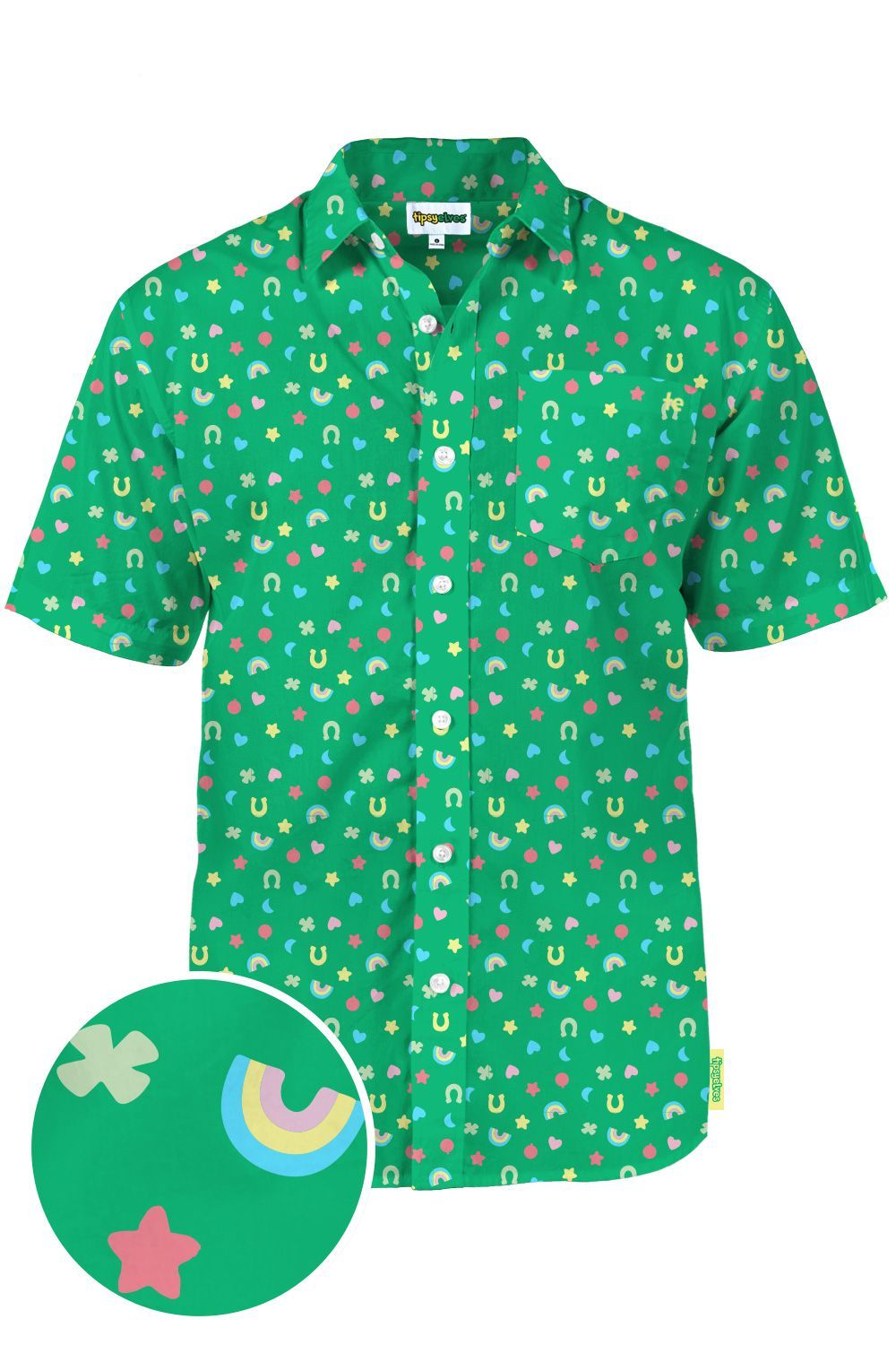 Charmer Green High Quality Hawaiian Shirt