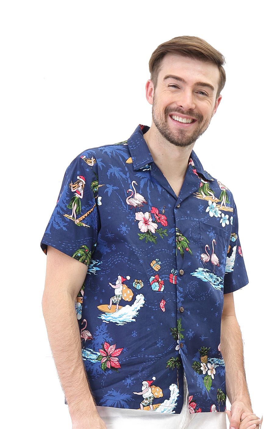 Christmas Blue Amazing Design Hawaiian Shirt
