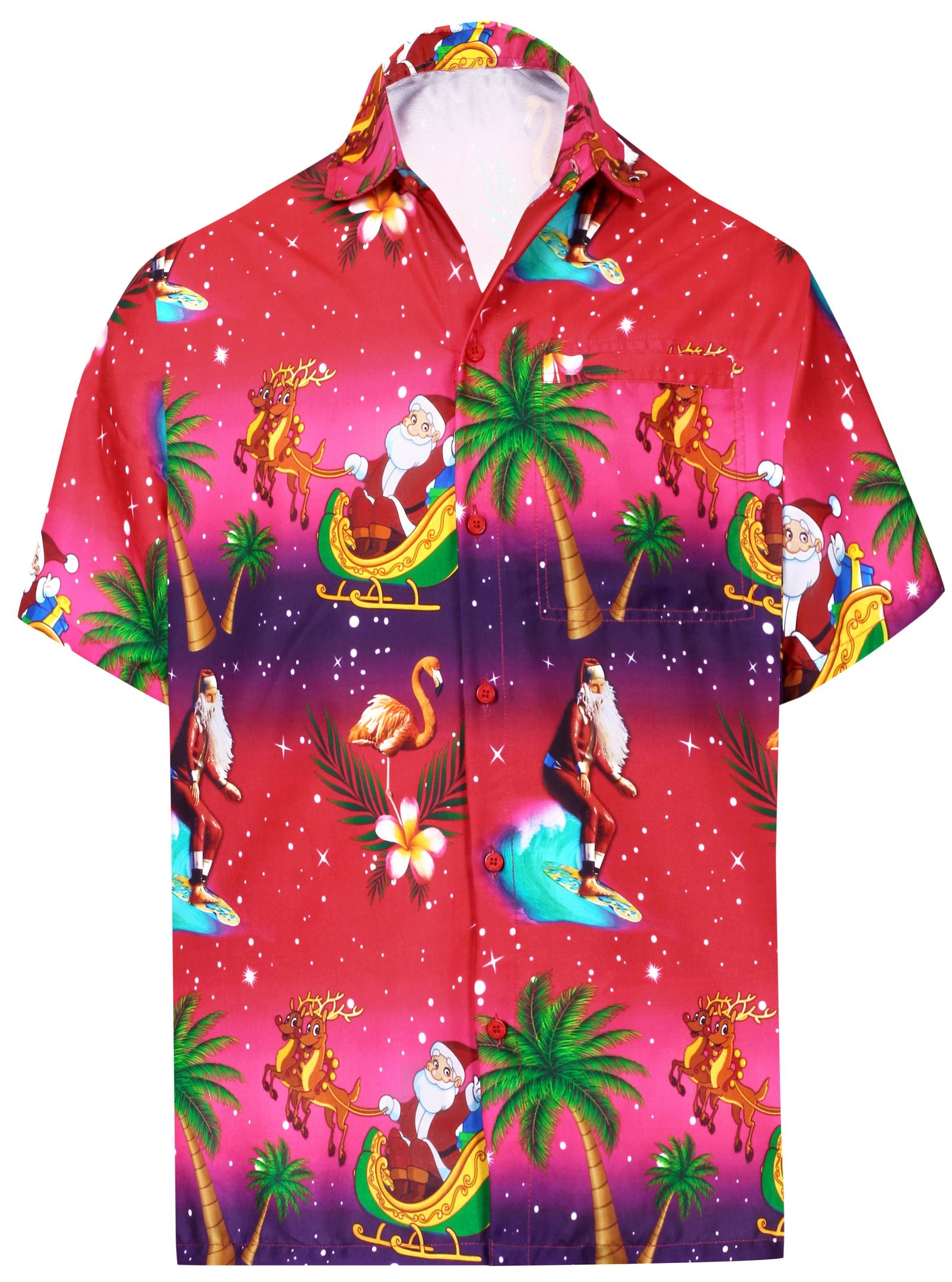 Christmas Pink Unique Design Hawaiian Shirt