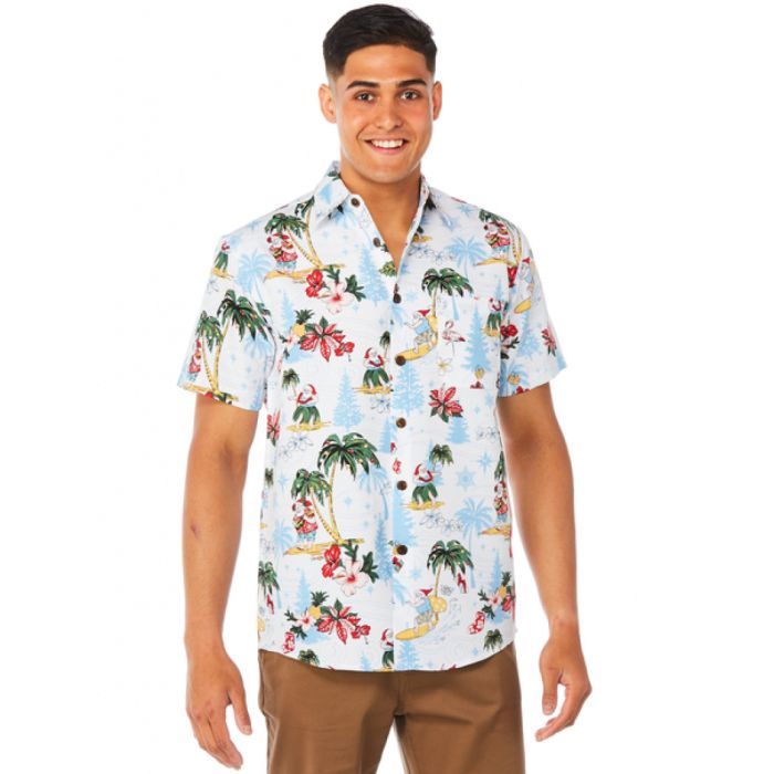 Christmas White Awesome Design Hawaiian Shirt