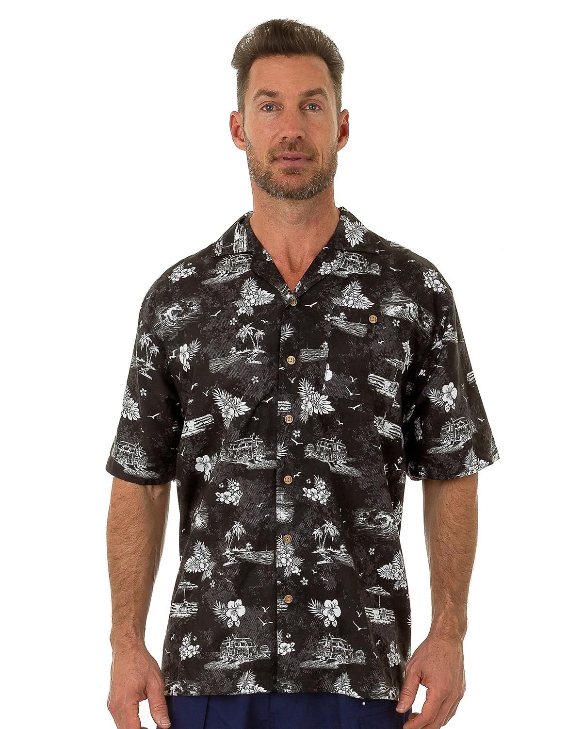 Coconut Tree Gray Unique Design Hawaiian Shirt