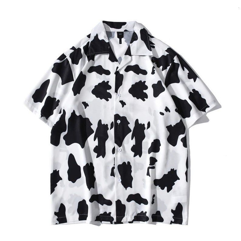 Cow Black White Amazing Design Hawaiian Shirt